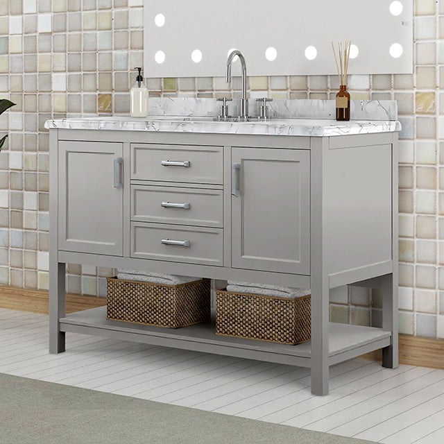 Reston Vanity with Top/ Sink - KC Furniture Outlet (Bakersfield,CA)