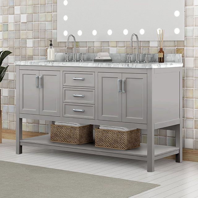 Reston Vanity with Top/ Sink - KC Furniture Outlet (Bakersfield,CA)