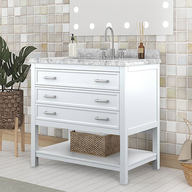 Reston Vanity with Top/ Sink - KC Furniture Outlet (Bakersfield,CA)